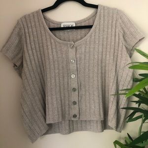 Jessica Sport Cropped Button Shirt